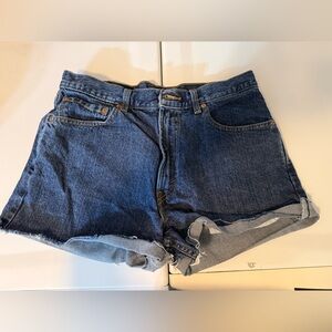 Levi's Classic Blue Jean Shorts